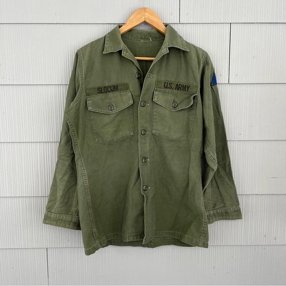 Vintage Shirts 96s Armyshirt Jacket Vintage Vietnam War Us Army